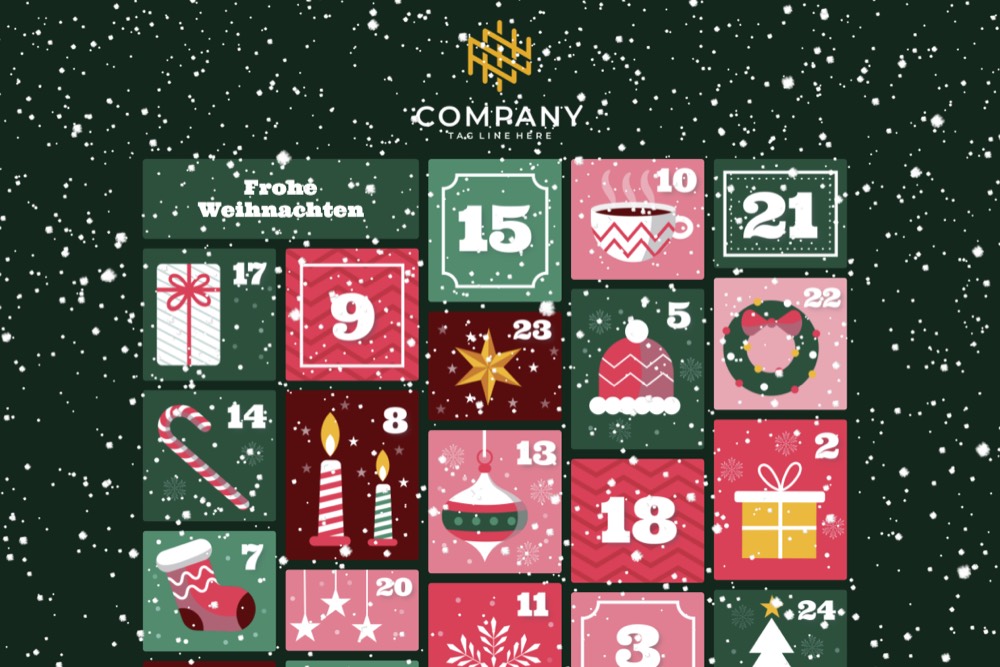 Example business advent calendar